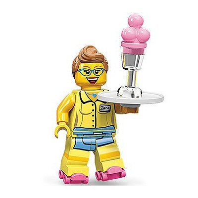 DINER WAITRESS - LEGO MINIFIGURES SERIES 11 (col11-13)  - 1