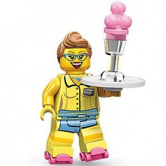DINER WAITRESS - LEGO MINIFIGURES SERIES 11 (col11-13)  - 1