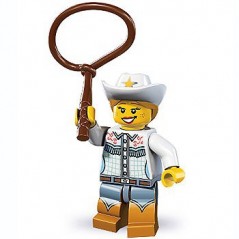COWGIRL - LEGO MINIFIGURES SERIES 8 (col08-4)  - 1