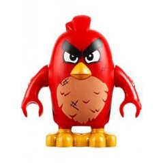 RED, FURIOUS, SMUDGES - LEGO ANGRY BIRDS MINIFIGURE (ang016)  - 1